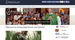 Desktop Screenshot of immacolata.org