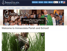 Tablet Screenshot of immacolata.org