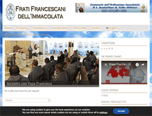 Tablet Screenshot of immacolata.com